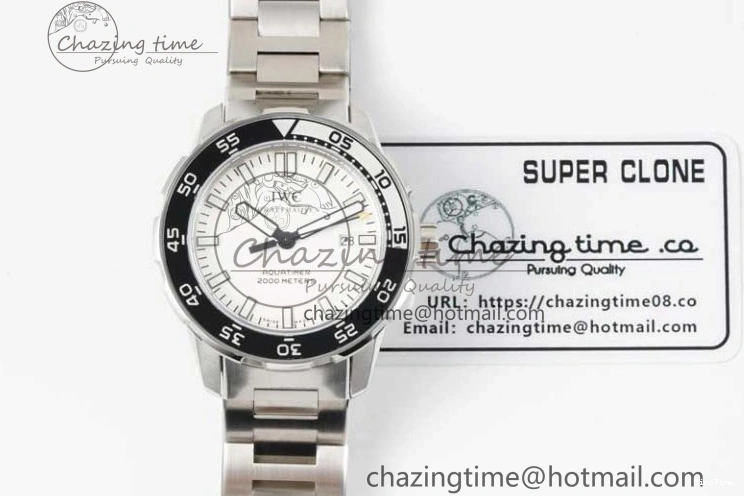 MIROTIME 0204 Youthful Aquatimer Automatic SS RSF 1:1 Best Edition White Black Dial on SS Bracelet A 7070